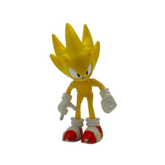 SONIC 2.5 INCH FIGURES MODERN SUPER SONIC JAKKS - Picture 1 of 5